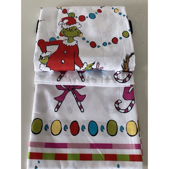 Dr. Seuss The Grinch Max Cindy Lou Christmas Holiday Shower Curtain 70 X 72” NEW - Picture 6 of 12